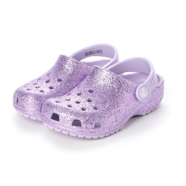 クロックス crocs クロッグサンダル Classic Glitter Clog K Lavender 205441-530