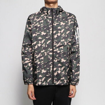 アディダス adidas メンズ ウインドフルジップ MMUSTHAVESウーブンAOPカモジャケット EH3801
