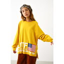 ロデオクラウンズワイドボール RODEO CROWNS WIDE BOWL LETF ロングスリーブ Tシャツ (イエロー)