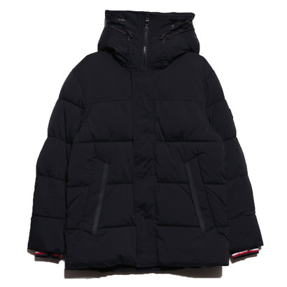 トミーヒルフィガー TOMMY HILFIGER ストレッチボンバージャケット （ブラック）