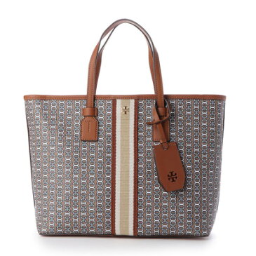 トリーバーチ TORYBURCH GEMINI LINK CANVAS SMALL TOTE （LIGHT UMBER GEMINI LINK）