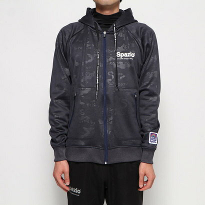 スパッツィオ SPAZIO メンズ サッカー/フットサル スウェット 迷彩エンボスパーカー TP0538通販 サッカー 用品 セール