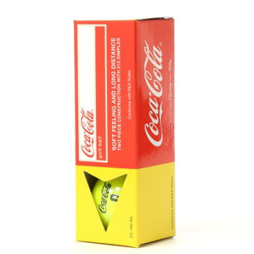 コカコーラ Coca Cola ゴルフボール イエロー