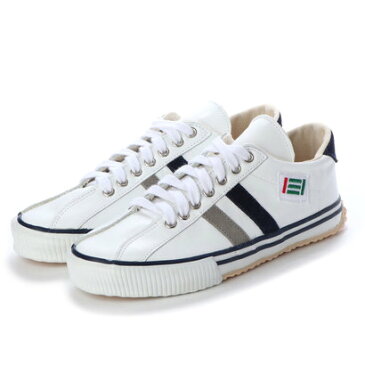 マカロニアン maccheronian ローカットレザースニーカー 2215L （white/gray/navy）