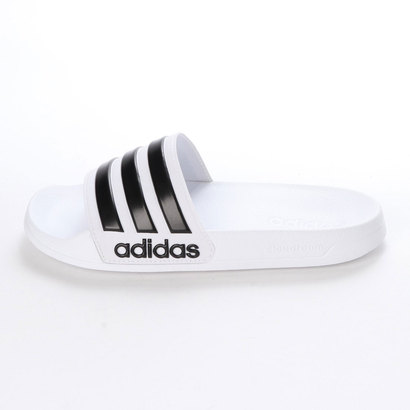 アディダス adidas CF ADILETTE AQ1702 アディレッタ スポーツサンダル （WHITExBLACK）