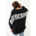 ロデオクラウンズワイドボール RODEO CROWNS WIDE BOWL バックサイドロゴスウェットトップス (ブラック)