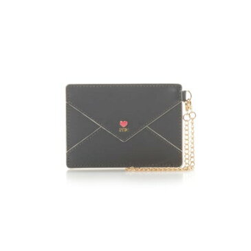 サマンサタバサプチチョイス プチハートラブレターパスケース グレー