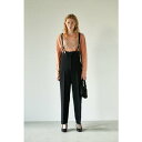 マウジー moussy HI WAIST SUS PANTS (ブラック)
