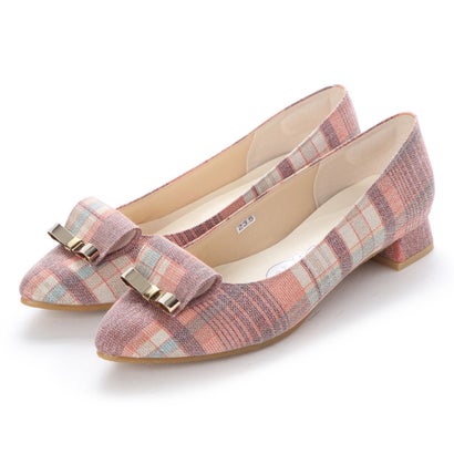 ジェリービーンズ JELLY BEANS ミニ金具リボンパンプスふわさら 135-15200 （チェック）のサムネイル