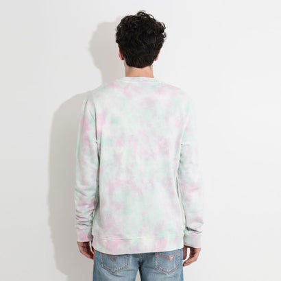 ゲス GUESS Benjamin Tie-Dye Sweat （GREEN AND PINK CLOUD TIE DYE）