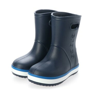 クロックス crocs クロックバンド レインブーツ レインシューズ (ネイビー×ライトコバルト)