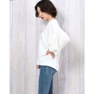 【アウトレット】セブンデイズ サンデイ アウトレット SEVENDAYS=SUNDAY outlet ロゴ入リ裏毛プルパーカー （Off White）