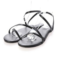 サンゴ sango ストラップフラットサンダル (BLK)