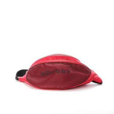 マウジー moussy LOGO NYLON BELT POUCH M01-1-00026 （レッド）