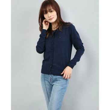 【アウトレット】トミーヒルフィガー TOMMY HILFIGER ベーシッククルーネックカーディガン (ネイビー)