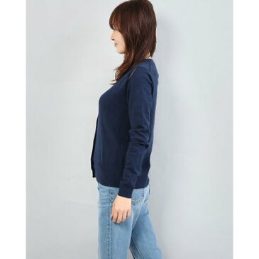 【アウトレット】トミーヒルフィガー TOMMY HILFIGER ベーシッククルーネックカーディガン (ネイビー)