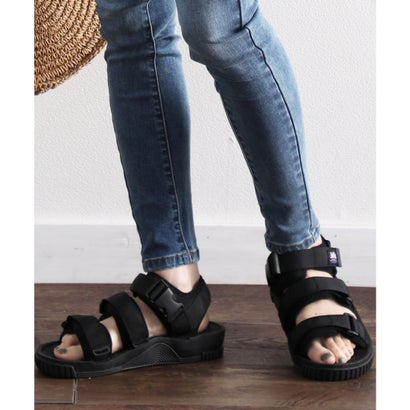 クラシカルエルフ Classical Elf JAVA ウェービーソールベルクロスポーツサンダル （ブラック）のサムネイル