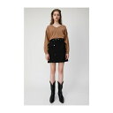 マウジー moussy FAUXSUEDEミニスカート (ブラック)