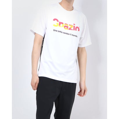 スパッツィオ SPAZIO メンズ サッカー/フットサル 半袖シャツ 接触冷感ロゴテーププラシャツ GE-0694ネット通販 サッカー 用品 セール