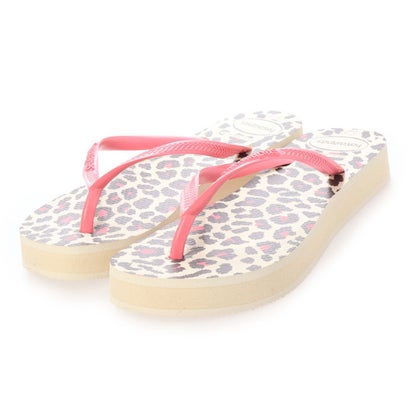 ハワイアナス havaianas SLIM FLATFORM PRINT ビーチサンダル【2020MODEL】 （BEG）