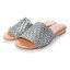 ウーヴン WOVEN メッシュフラットサンダル barbados-sil (SILVER) 5,469円