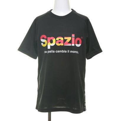 スパッツィオ SPAZIO ジュニア サッカー/フットサル 半袖シャツ Jr.接触冷感ロゴテーププラシャツ GE-0718ネット通販 サッカー 用品 セール
