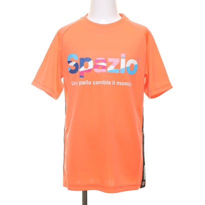 スパッツィオ SPAZIO ジュニア サッカー/フットサル 半袖シャツ Jr.接触冷感ロゴテーププラシャツ GE-0718通販 サッカー 用品 セール