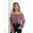 リップサービス LIP SERVICE COUTUREオフショルTOPS (ピンク)