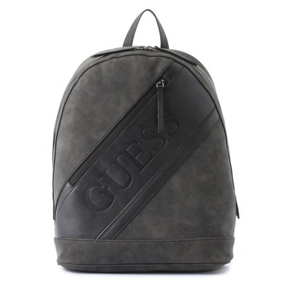 ゲス GUESS MOTORSPORT Faux Suede Backpack （BLACK）