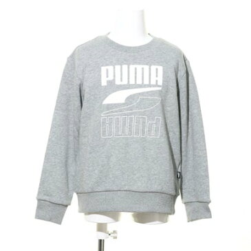 プーマ PUMA ジュニア スウェットトレーナー REBEL ボールド クルー TR 585300 (グレー)