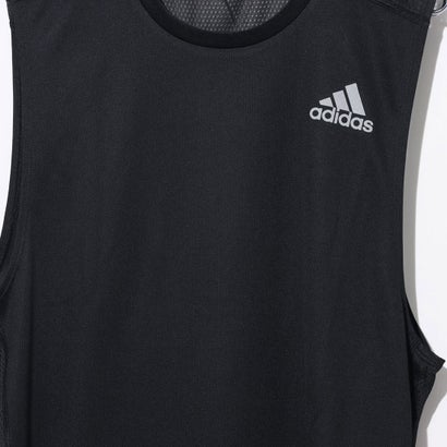 アディダス adidas メンズ 陸上/ランニング ノースリーブシャツ OTR SLEEVELESS GC7865 （ブラック）