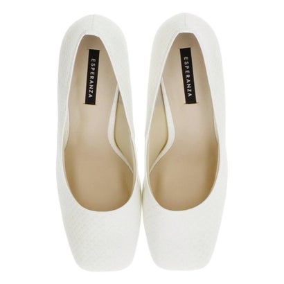 エスペランサ ESPERANZA ピンヒールスクエアトゥパンプス (ブロンズ)