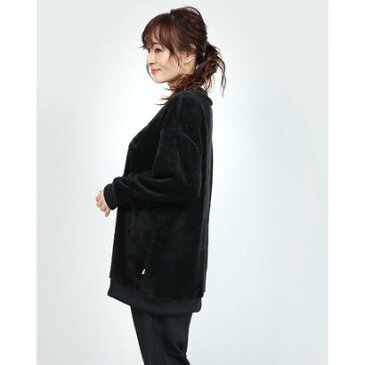 プーマ PUMA レディース スウェットトレーナー リラックスクルー 587592 (ブラック)