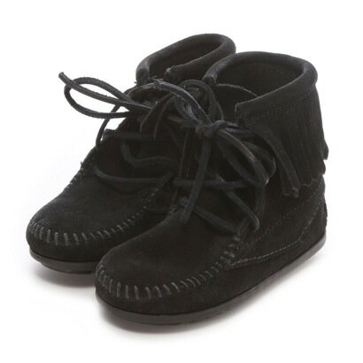 【Kid's】ミネトンカ MINNE TONKA ANKLE HI TRAMPER BOOT（Black）