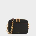 【再入荷】ダブルジップ クロスボディバッグ / Double Zip Crossbody Bag （Black）