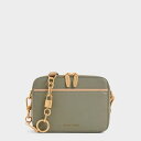 【再入荷】ダブルジップ クロスボディバッグ / Double Zip Crossbody Bag （Sage Green）