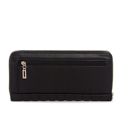 ゲス GUESS MATRIX SLG LARGE ZIP AROUND （BLACK）