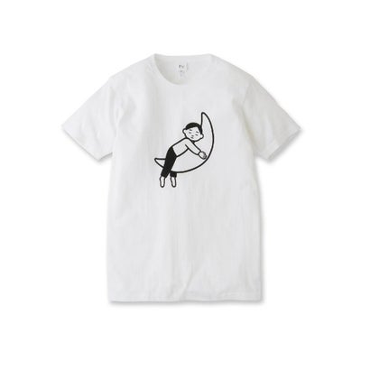 ◆Noritake　デザインプリントTシャツ(CRESCENT BOY) （ホワイト(001)）