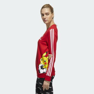 【アウトレット】アディダス adidas ポケモン ピカチュウ スウェットシャツ / Pokemon Pikachu Sweatshirt (レッド)