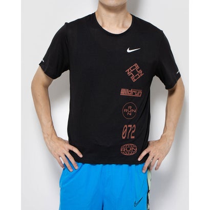 ナイキ NIKE メンズ 陸上/ランニング 半袖Tシャツ ナイキ DRI-FIT マイラー ウィンドランナー GX S/S トップ CU6039010 （ブラック）