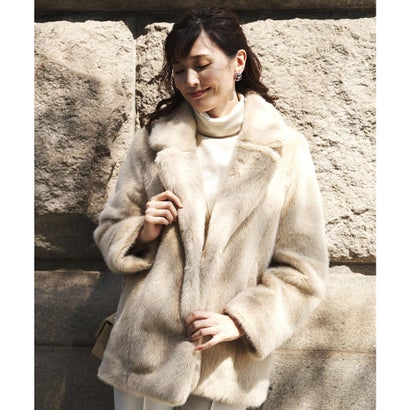 安座間美優 着用 ルイ ルエ ブティック Ruirue Boutique エコファーショートコート ベージュ Be 品質保証 お買い得 超高品質のインテリア 寝具 収納19 新作インナー 下着 ナイトウェア キッズ ベビー マタニティ アウトレット 公式 超人気 などが大放出