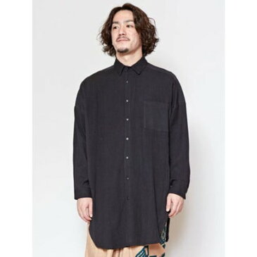 【チャイハネ】ジョルジアMEN'Sシャツ ブラック