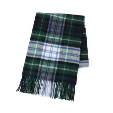 デッサン Dessin TWEEDMILL 70-190cm チェック柄ストール (ライトグリーン)