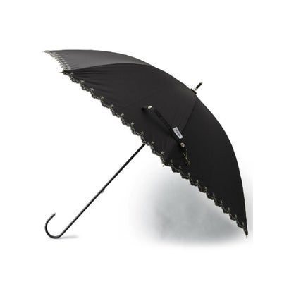 スープ SOUP Wpc. 星柄スカラップ晴雨兼用パラソル（長傘） (アイボリー)