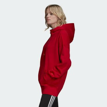 【アウトレット】アディダス adidas アディカラー 3D トレフォイル ハーフジップパーカー (レッド)