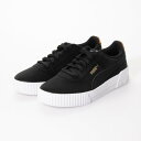 【ムラサキスポーツ限定】プーマ PUMA キャリーナレオパード レディース スニーカー ヒョウ柄(ブラック)