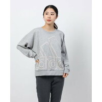 アディダス adidas レディース スウェットトレーナー WFAVOURITESビッグロゴスウェット GK0615 (グレー)