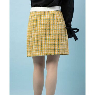 Sister's Tweed Mini Skirt (YELLOW)
