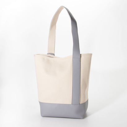 カシュカシュ cache cache ワンハンドルバケツ型パーテーショントートバッグ （パープル）