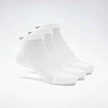 リーボック Reebok アクティブ ファウンデーション ローカット ソックス 3足組 / Active Foundation Low-Cut Socks 3 Pairs （ホワイト系）